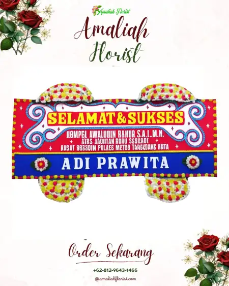 Papan Bunga Ucapan Selamat Balad